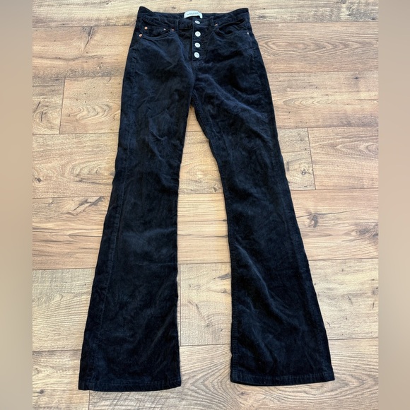 Zara Pants - Zara Black Corduroy Flare Pants